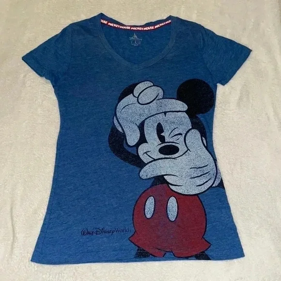 Disney Parks Exclusive Selfie Mickey Mouse T-Shirt - Picture 1 of 3